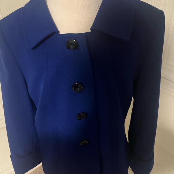Dark Blue Blazer (Petite) - Picture 10 of 15